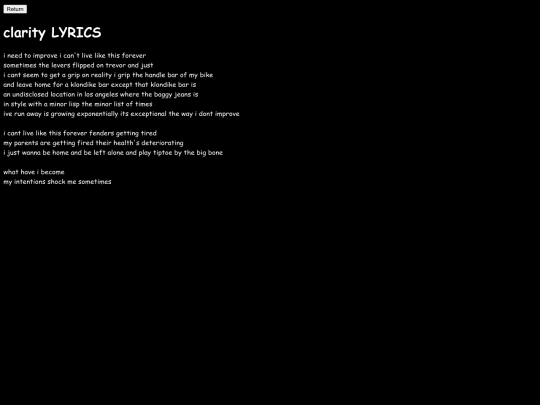 mixtape/clarity screenshot