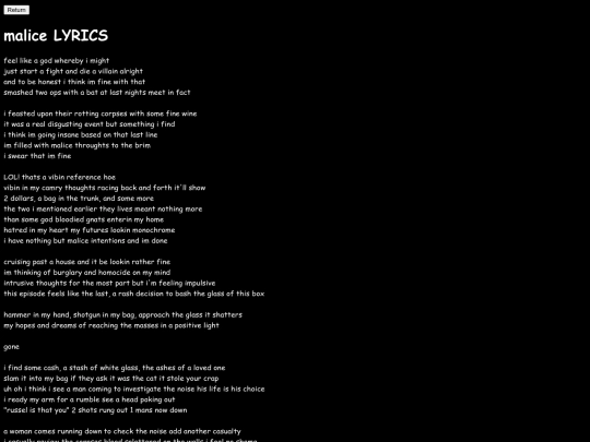 mixtape/malice screenshot