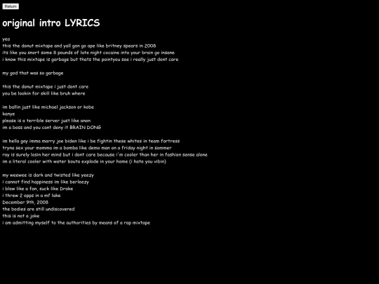 mixtape/original screenshot