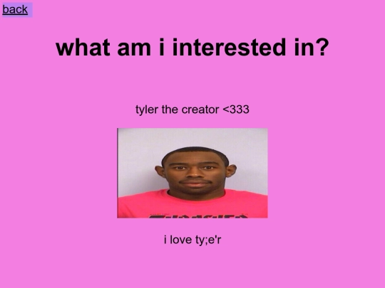 the/interests screenshot