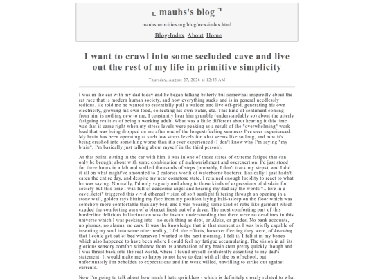 blog/posts/i-want-to-crawl-into-some-secluded-cave-and-live-out-the-rest-of-my-life-in-primitive-simplicity screenshot