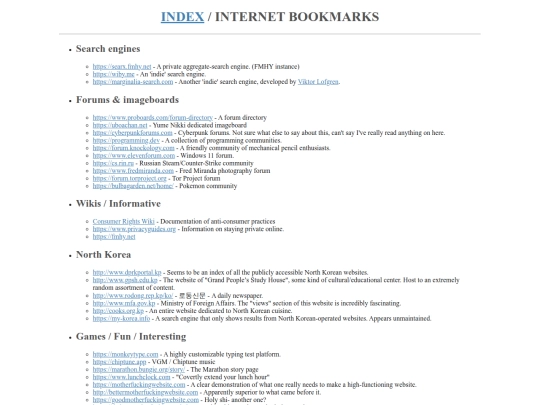 random/bookmarks screenshot