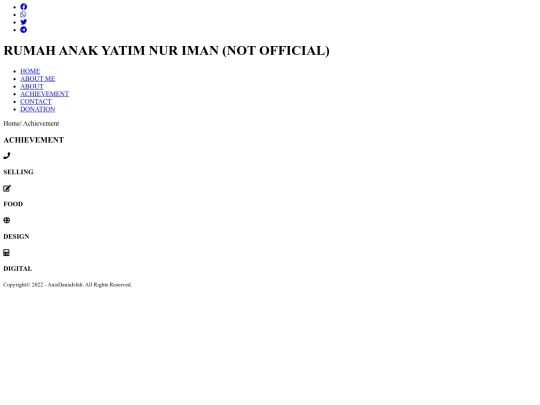 rumah anak yatim/achievement screenshot