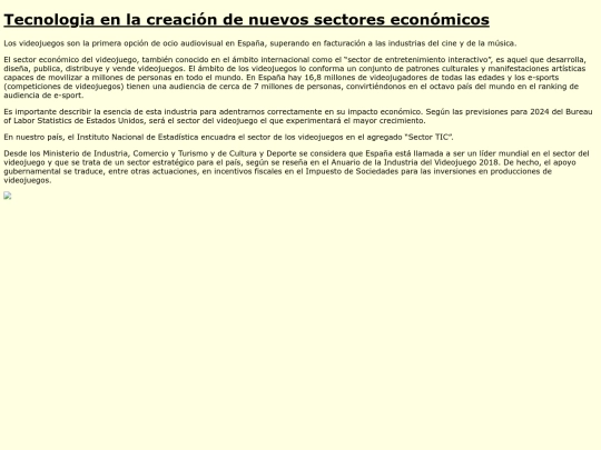 Trabajo Pagina web/Creacindenuevosectoreseconmicos screenshot