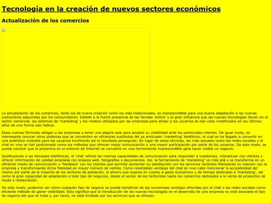 Trabajo Pagina web/Tecnologiaensectoreseconomicos screenshot