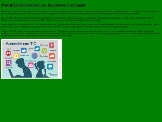Trabajo Pagina web/Transformacinsocialconlasnuevastecnologias screenshot
