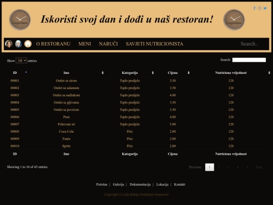 menu1 screenshot