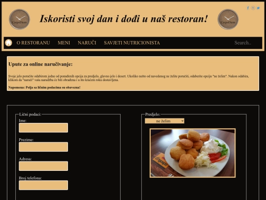 narudzbe screenshot