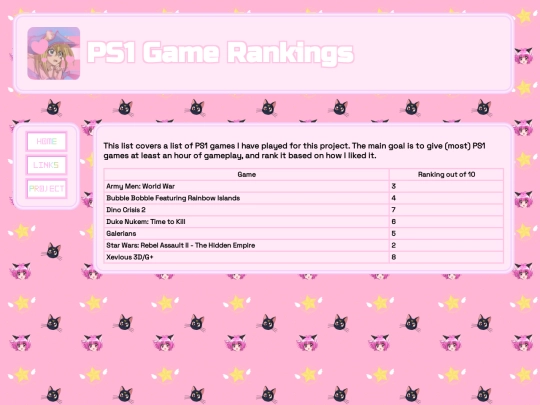 Projects/PS1Games screenshot