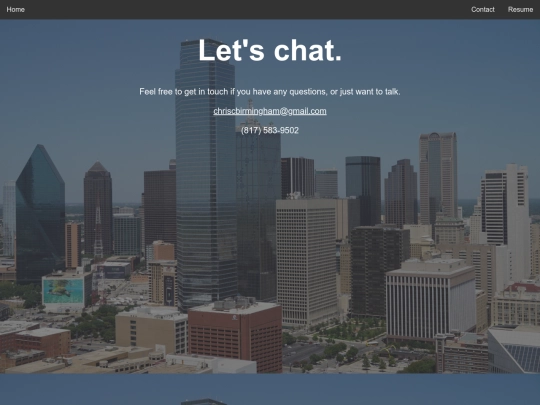 contact screenshot