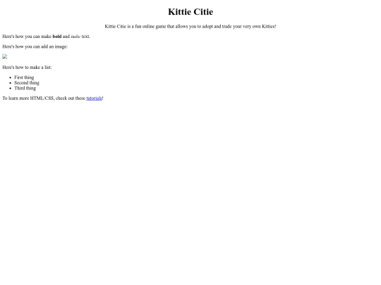 index screenshot