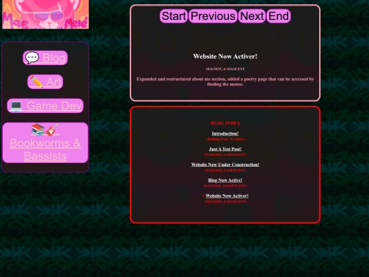 blog screenshot