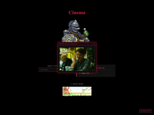 cinema screenshot