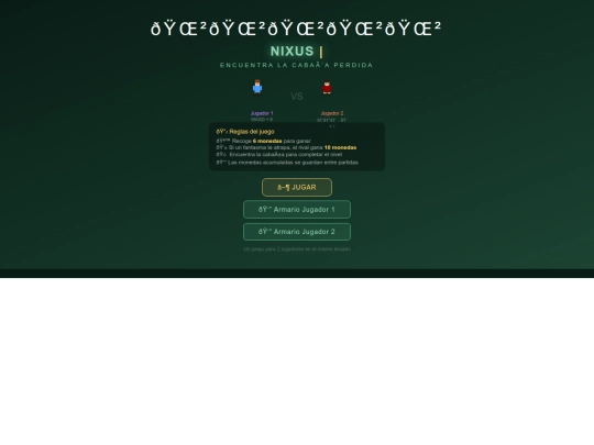 Juegos/nixus_encuentra_la_cabana_perdida screenshot