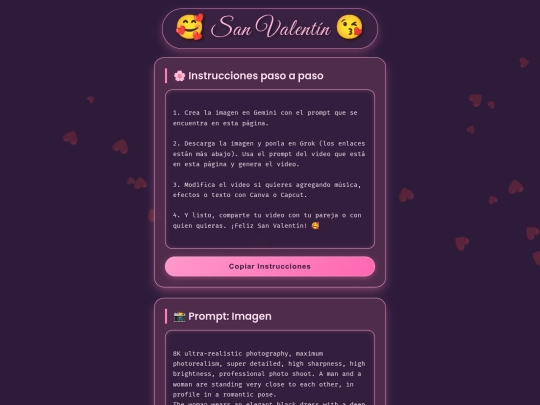 San Valentín screenshot