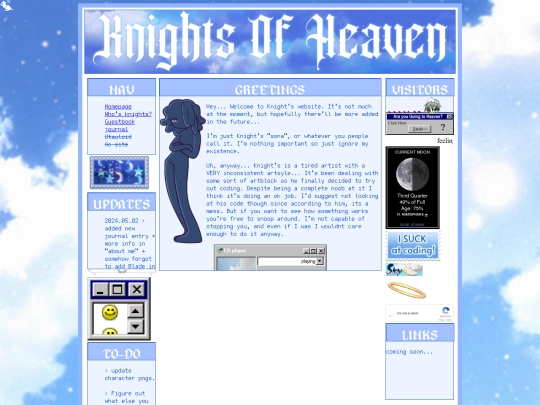 old sites code/oldsite screenshot