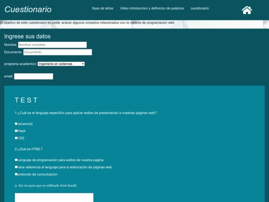 programacionweb/micrositio/cuestionario screenshot