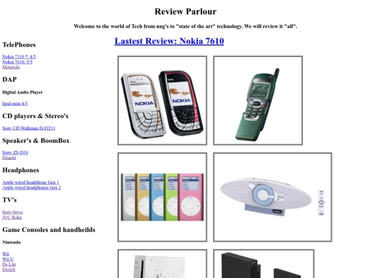 html+/ReviewParlour screenshot