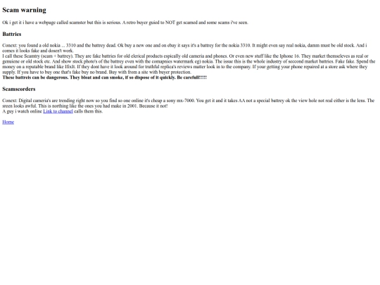 html+/scam screenshot