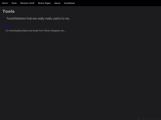 Tools/Tools screenshot