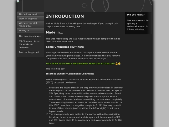 index screenshot