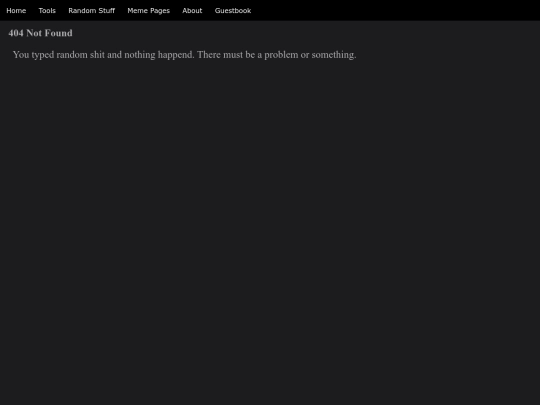 not_found screenshot