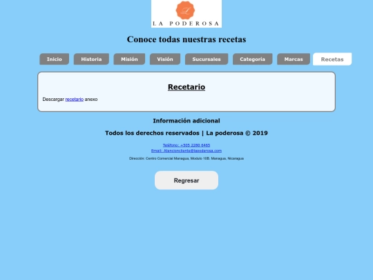 LaPoderosaHTML_R screenshot