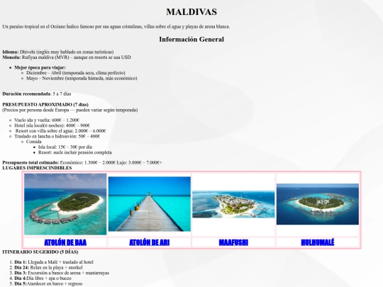 maldivas screenshot