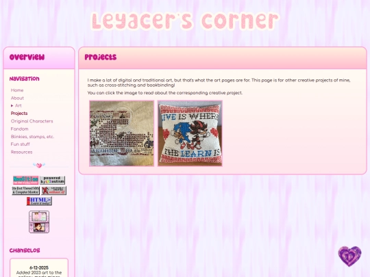 projects screenshot