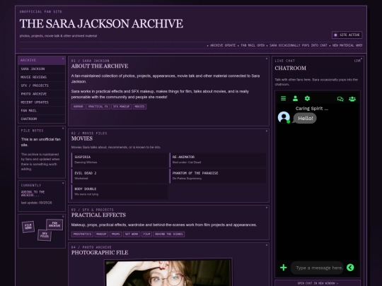 index screenshot