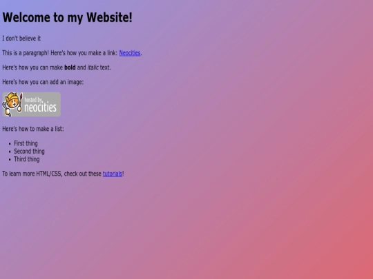 index screenshot