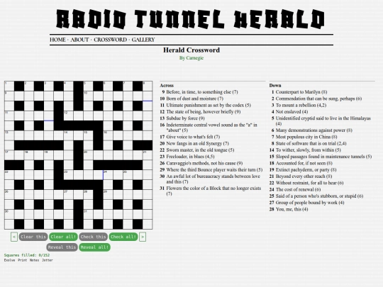 pages/herald-crossword screenshot