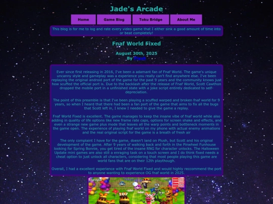blog screenshot
