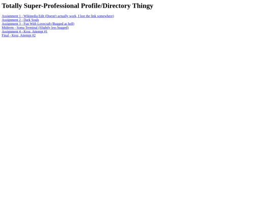 index screenshot