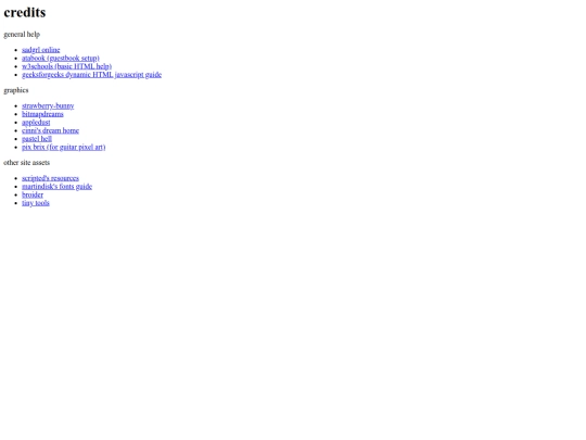 site/credits screenshot