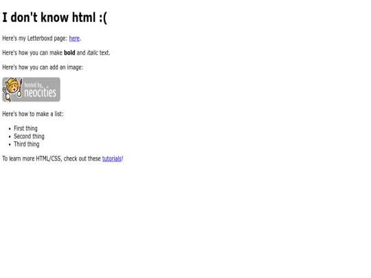 index screenshot