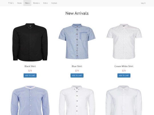 men-tshirts screenshot