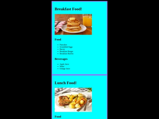food screenshot