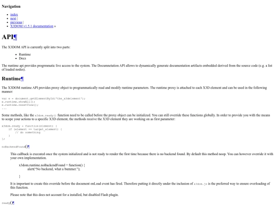 api screenshot