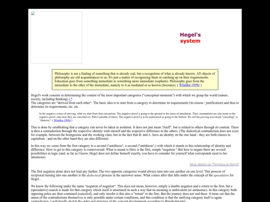 hegel/Hegels systematische Entwicklung der Begriffsmomente und ihrer voneinander abhängigen Bedeutungen screenshot