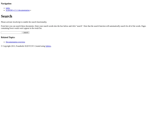 search screenshot