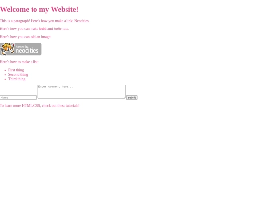 test screenshot