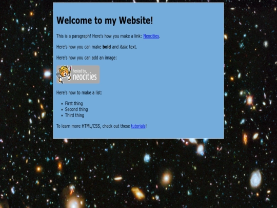 index screenshot