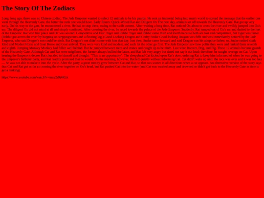 Story screenshot