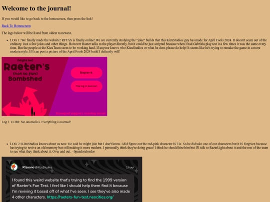 journal screenshot