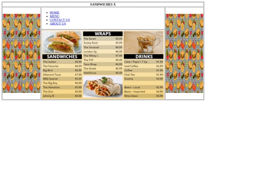 MENU screenshot