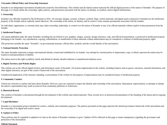 policy screenshot