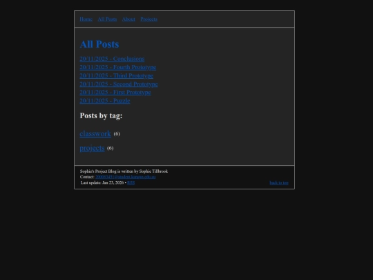 info/all_posts screenshot