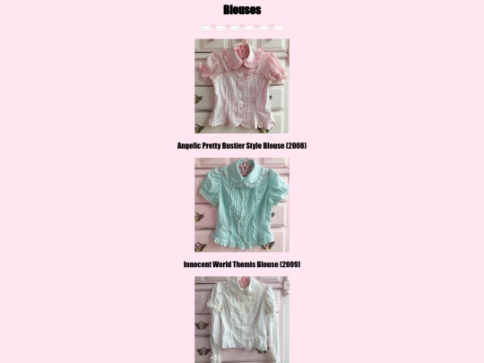 Blouses screenshot