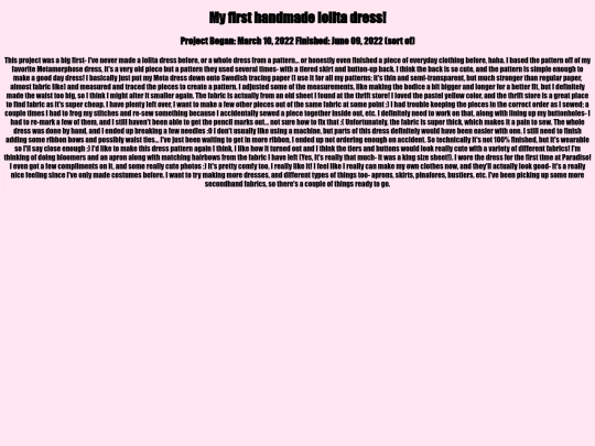 blog entries/yellowdressproject screenshot